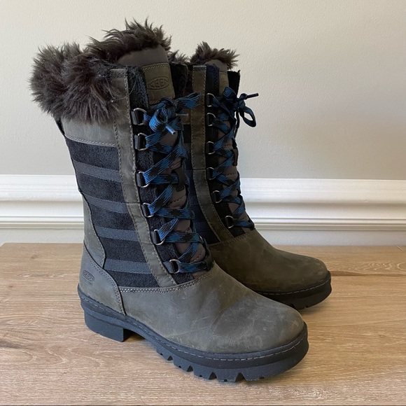 Keen Wapato Tall Boots Keenwarm 200 gram Winter Faux Fur Lined